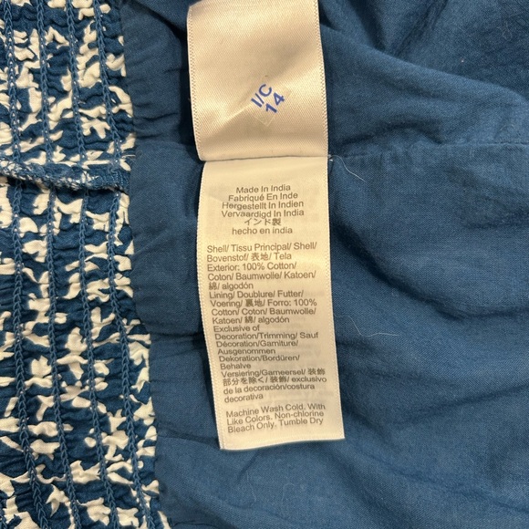 JCrew Factory Floral Tiered Skirt Sz L - Picture 9 of 10